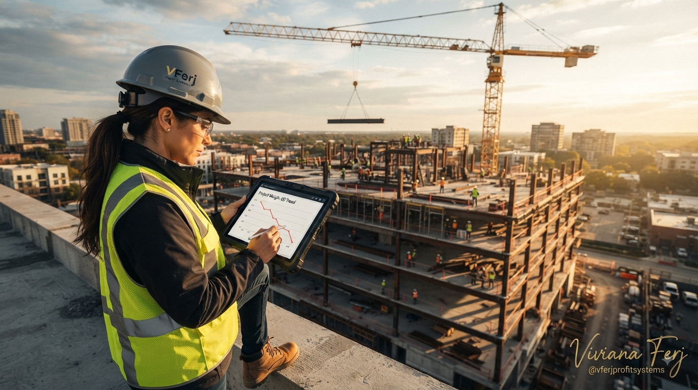 Profit fade on construction site shown in margin chart