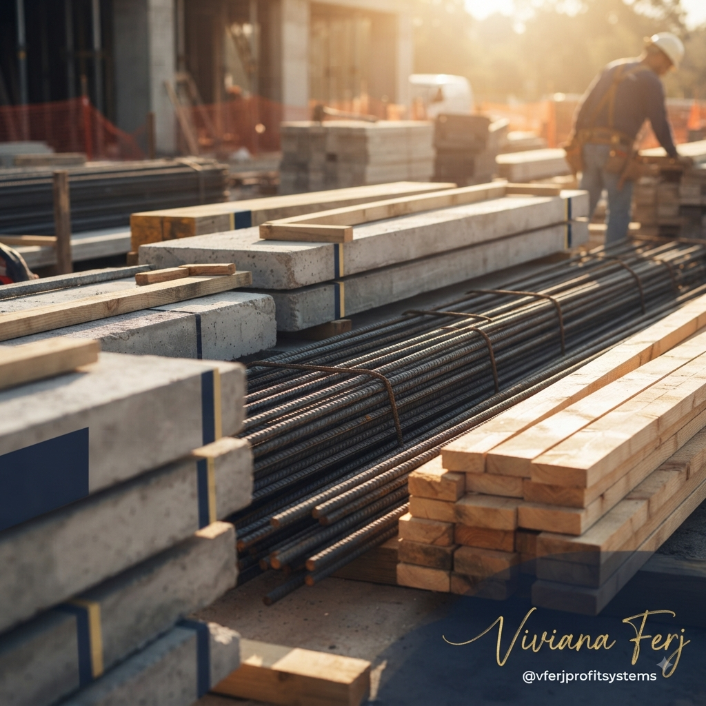 Direct construction materials on a job site