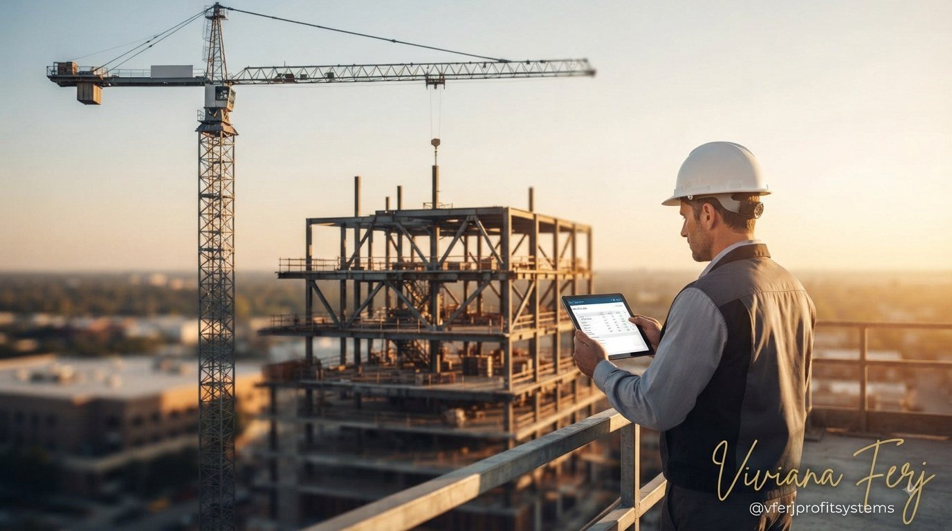 Construction job costing review on site
