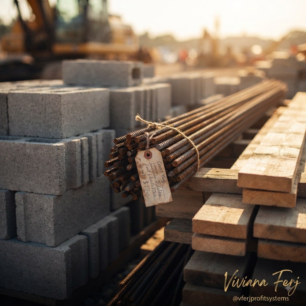 Direct construction materials in job costing