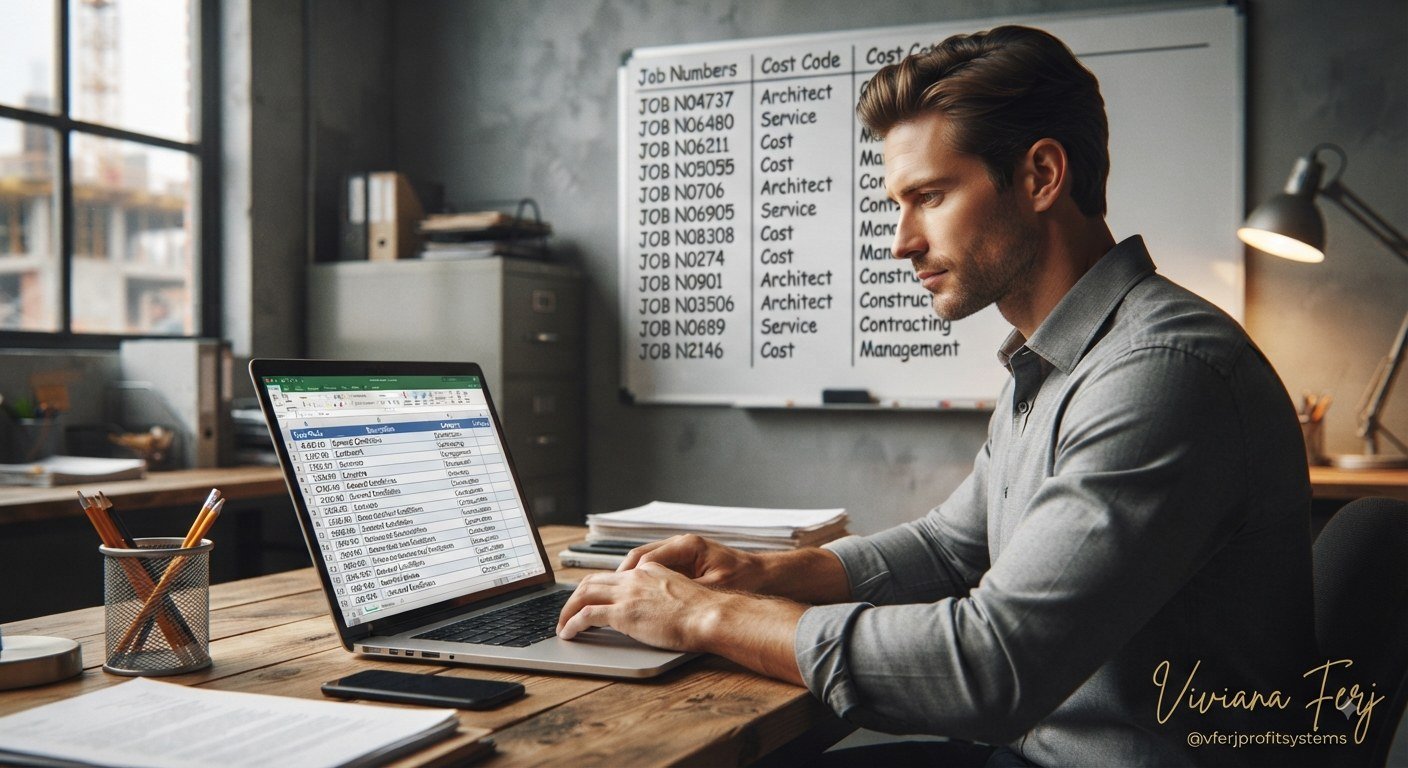 Setting up job costing system for construction