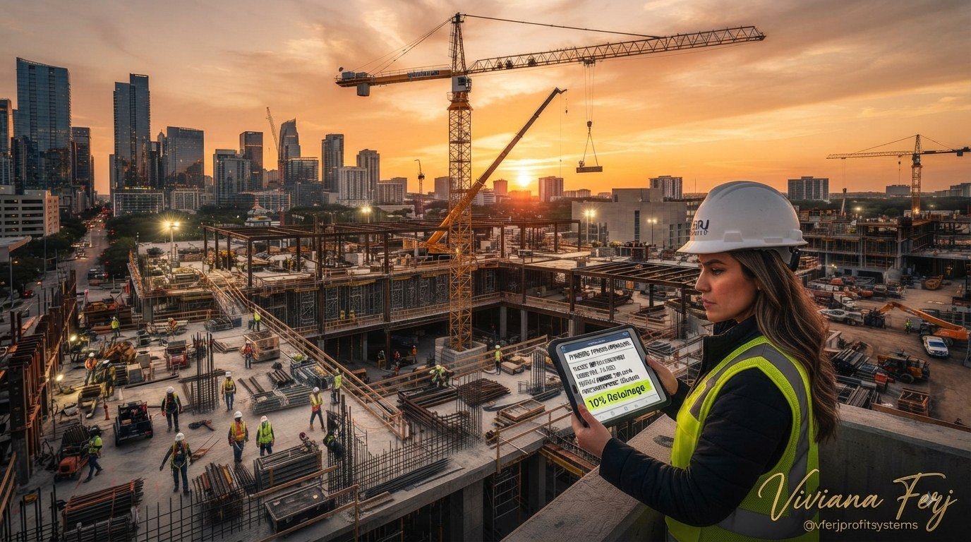Construction retainage review on site
