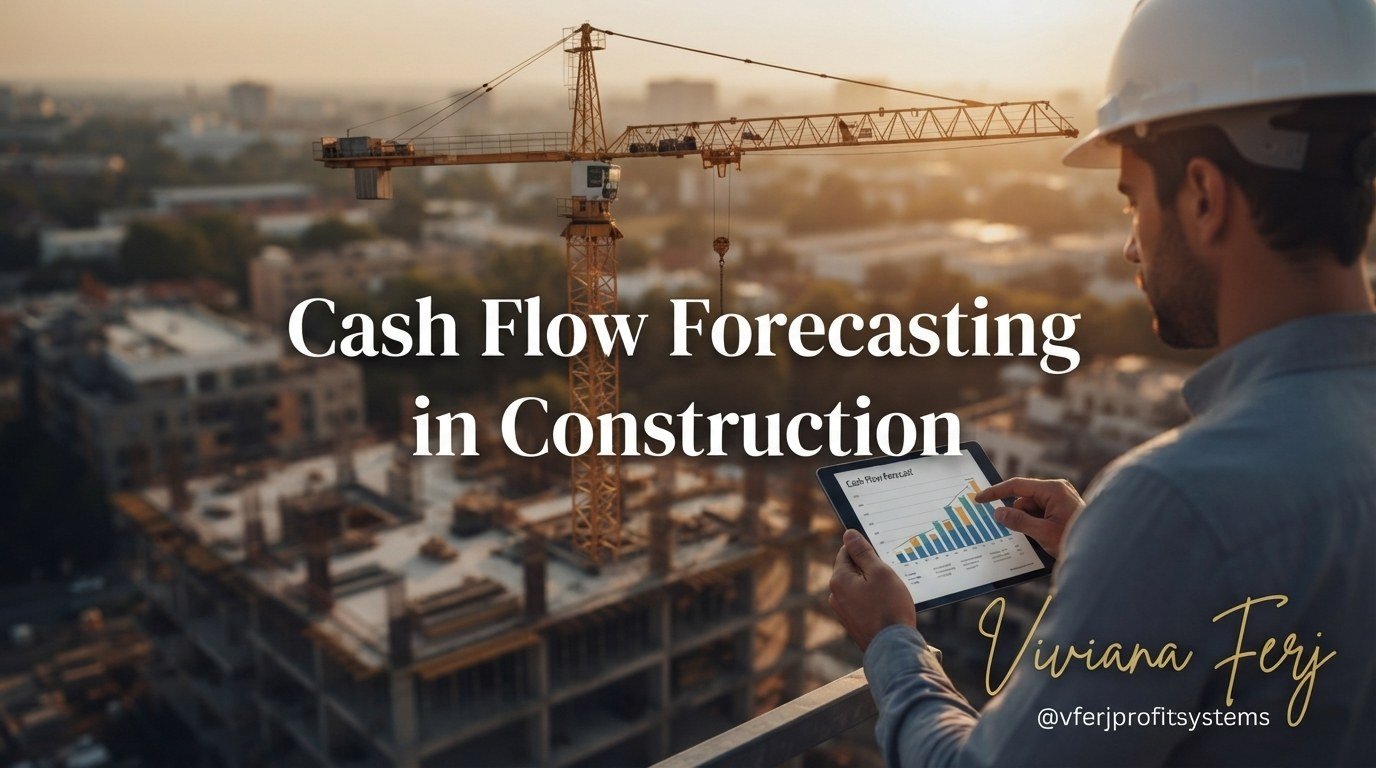 Construction cash flow forecast review on site