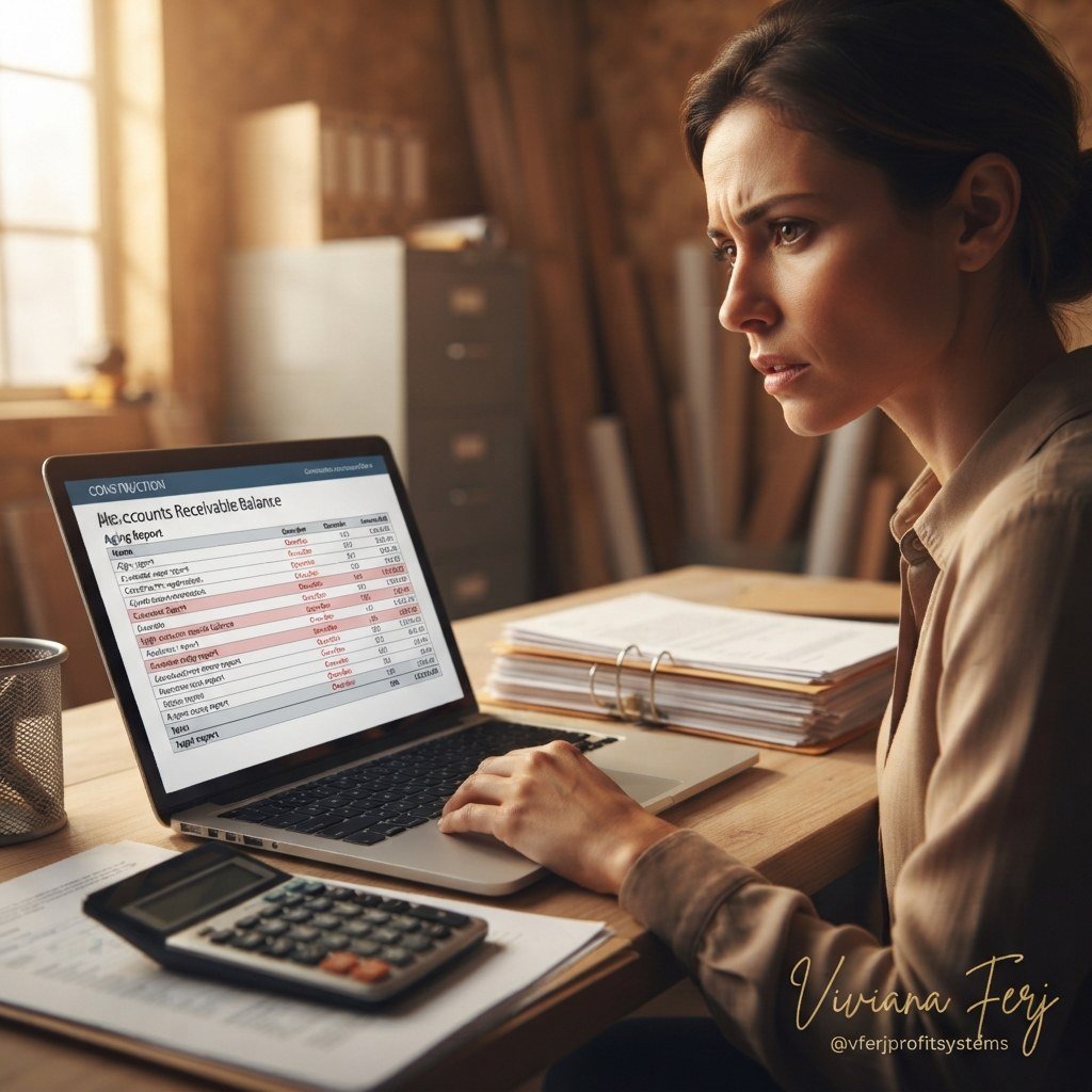 Construction accounts receivable cash flow problem