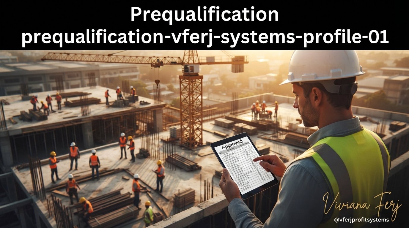 Construction prequalification approval on site