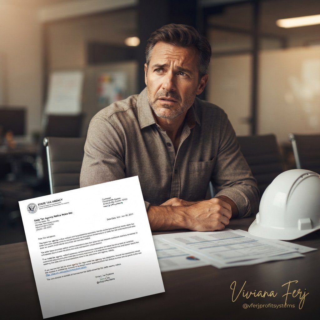 State tax notice for construction contractor