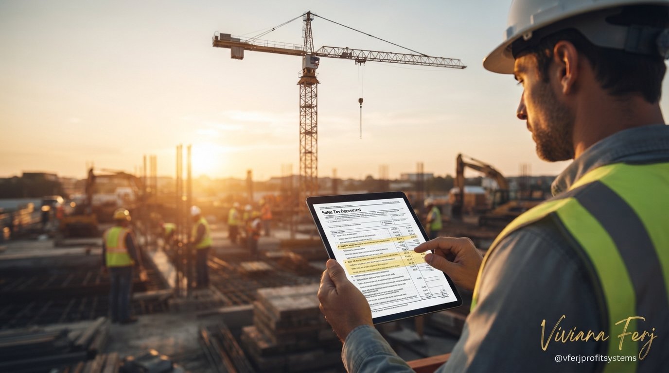 Sales tax compliance on construction site