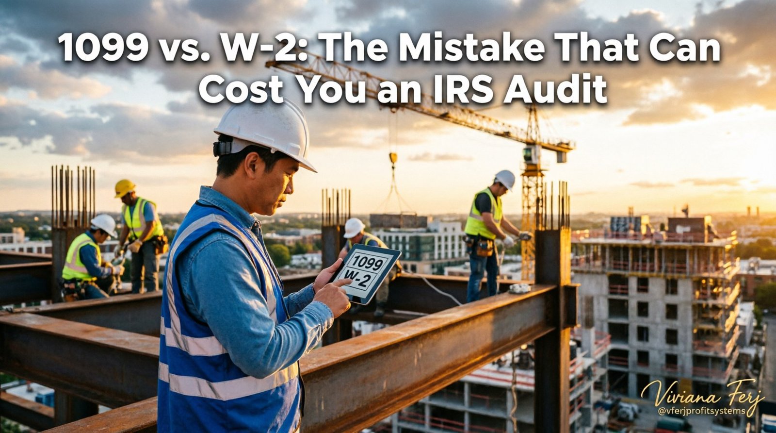 Worker classification review on construction site