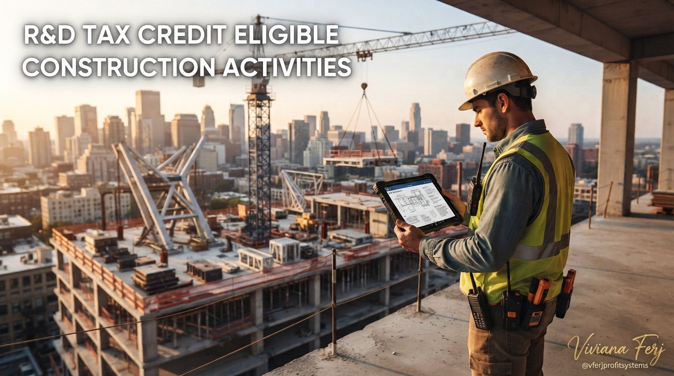 R&D tax credit eligible construction activities