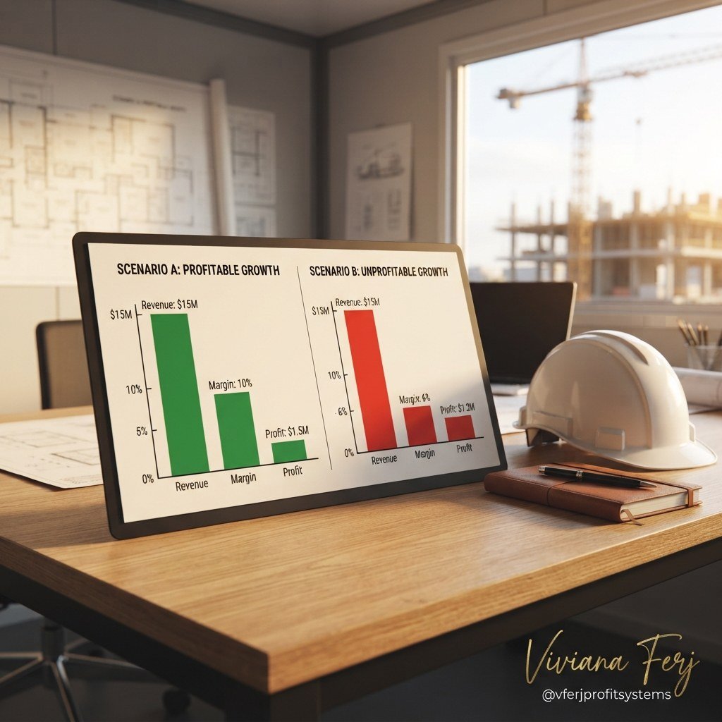 Profitable vs unprofitable construction growth comparison