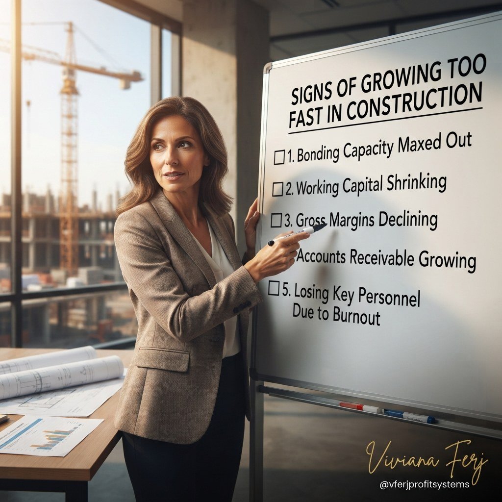 Signs of growing too fast in construction