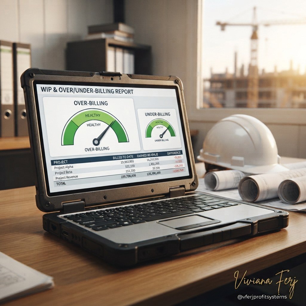 Construction over/under-billing KPI